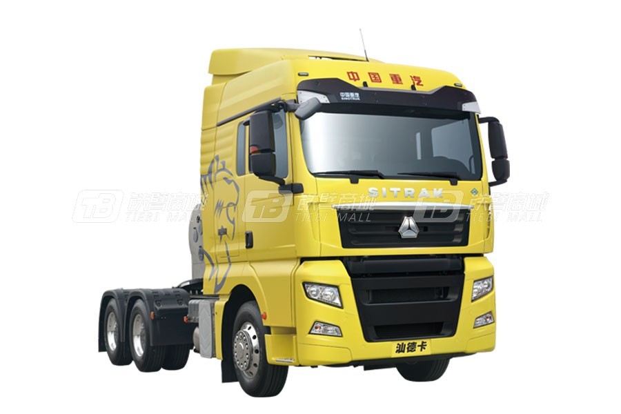 中國重汽汕德卡6×4燃?xì)猓↙NG）牽引車